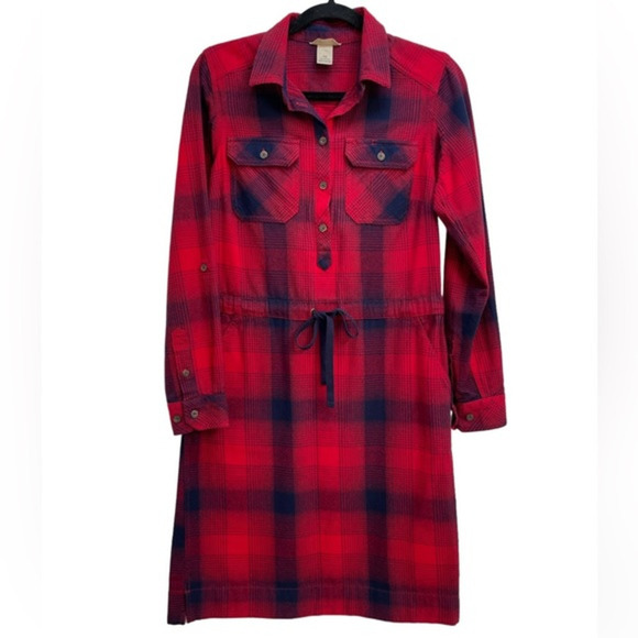 Deluth Trading Company Flannel‎ Dress - Picture 1 of 9